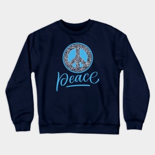 Peace Symbol Crewneck Sweatshirt